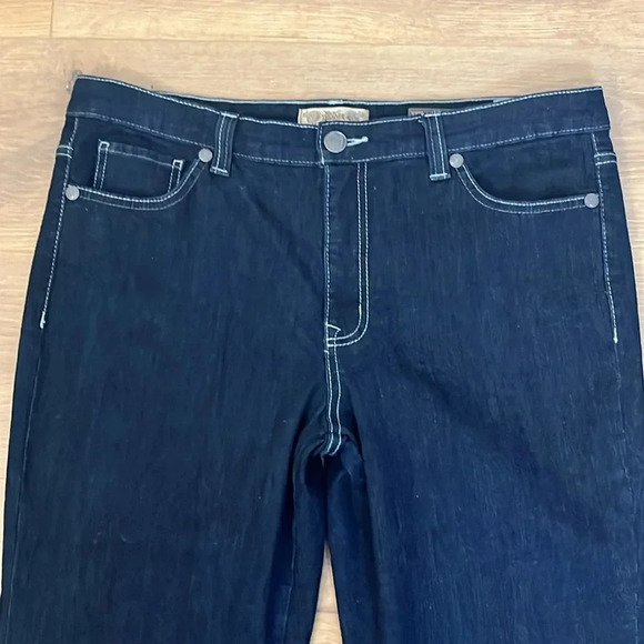 Nine West | Vintage Boho Bootcut denim jeans Women’s size 14S/32 short/petite - Picture 2 of 9
